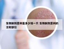 生物制剂恩利是多少钱一只 生物制剂恩利的注射部位