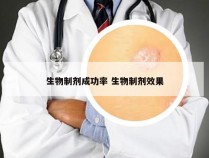 生物制剂成功率 生物制剂效果