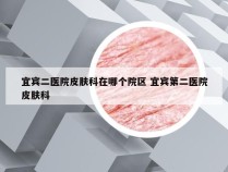 宜宾二医院皮肤科在哪个院区 宜宾第二医院皮肤科