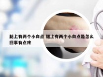 腿上有两个小白点 腿上有两个小白点是怎么回事有点疼