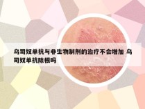 乌司奴单抗与非生物制剂的治疗不会增加 乌司奴单抗除根吗