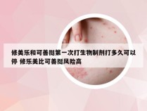 修美乐和可善挺第一次打生物制剂打多久可以停 修乐美比可善挺风险高