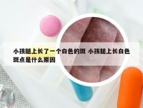 小孩腿上长了一个白色的斑 小孩腿上长白色斑点是什么原因